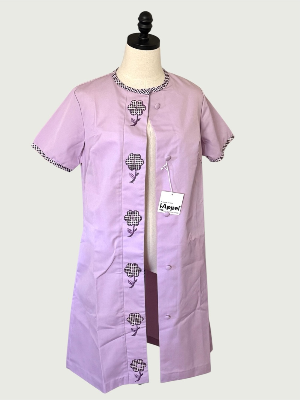vintage 70s NWT I-Appel models coat house dress size small